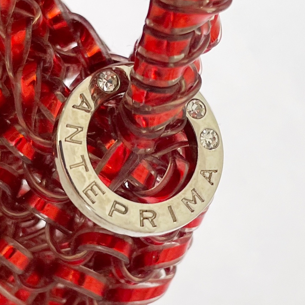 Anteprima red mini wire bag key ring charm - Picture 6 of 6